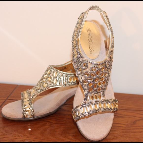 Gold bling heels - Picture 1 of 7
